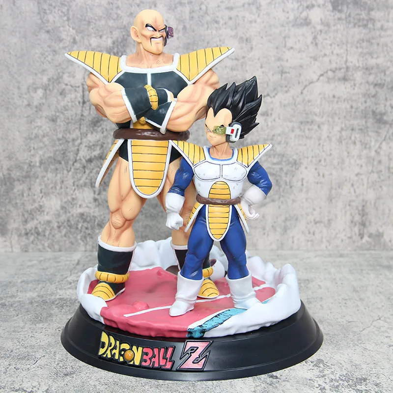 35cm Dragon Ball Vegeta Nappa Saiyan Statue PVC Action Figures Anime Figure Collection Model Toys Decoration Doll Kid Gifts