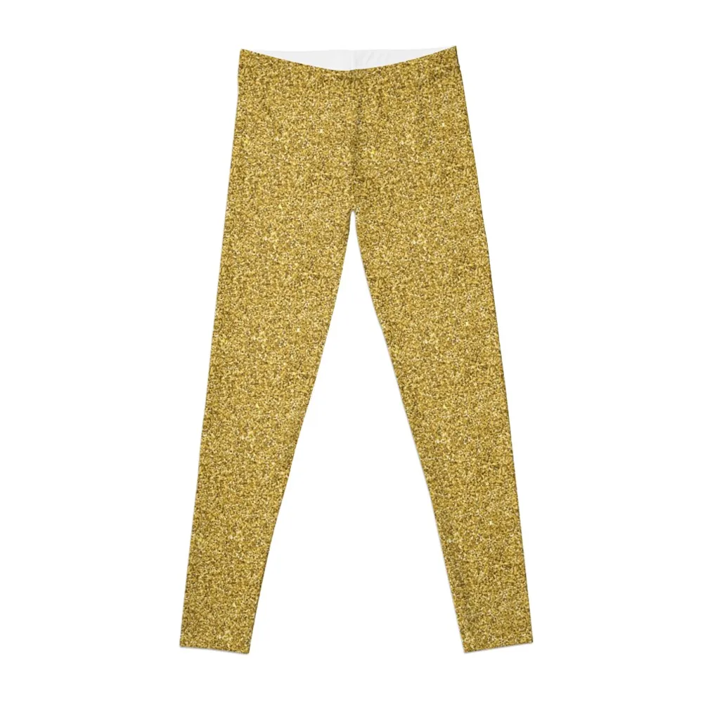 Gold Glitter Pattern Leggings harem pants sports for push up sportswear woman gym 2025 Womens Leggings