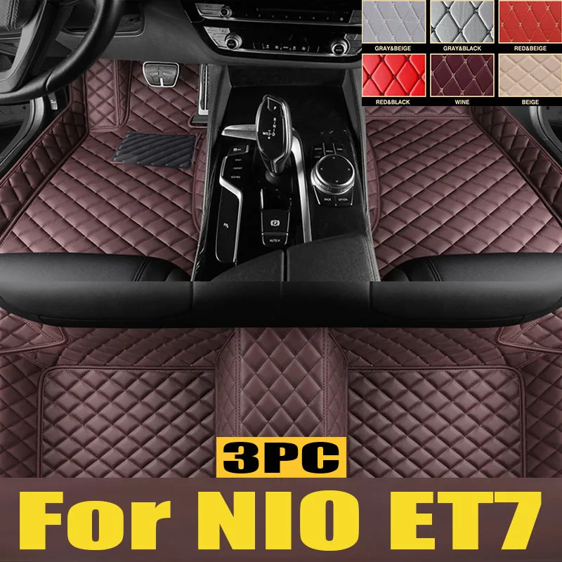 

for NIO ET7 2022 - 2024 TPE 3D Car Floor Mats Trunk Pad Foot Pad Set All-Weather Interior trunk mat (Left Rudder)