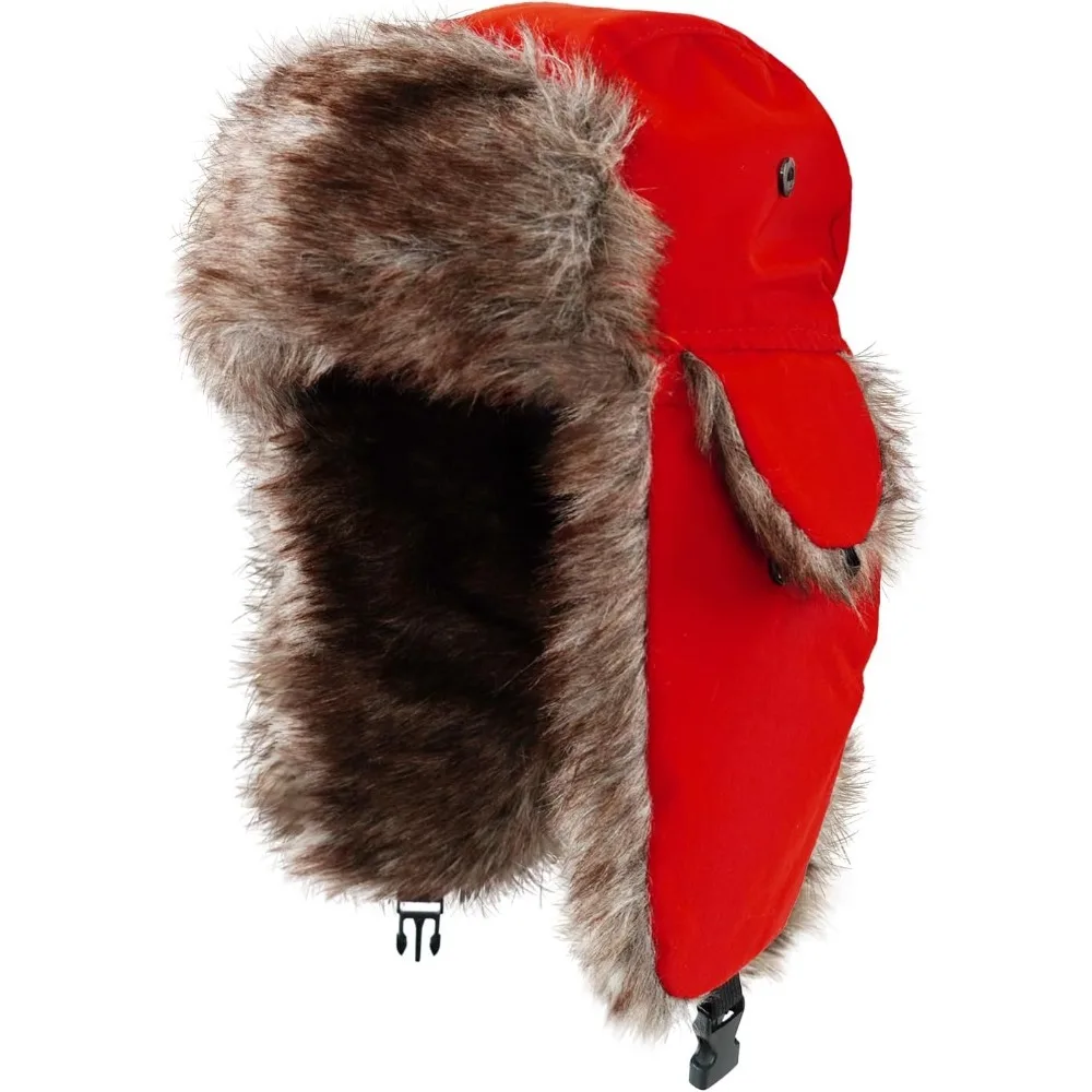 

Шапка-ловушка, зимние шапки для женщин и мужчин с ушками из искусственного меха