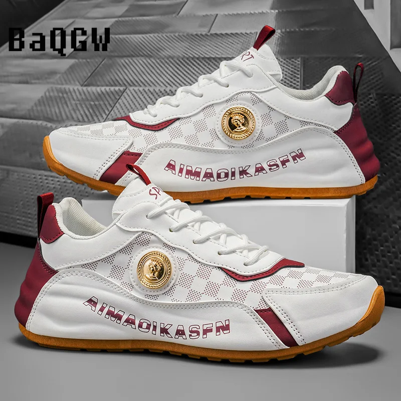 

Мужские повседневные кроссовки 2026 из дышащей сетки: легкие, нескользящие, на шнуровке, для ежедневной носки и активного отдыха