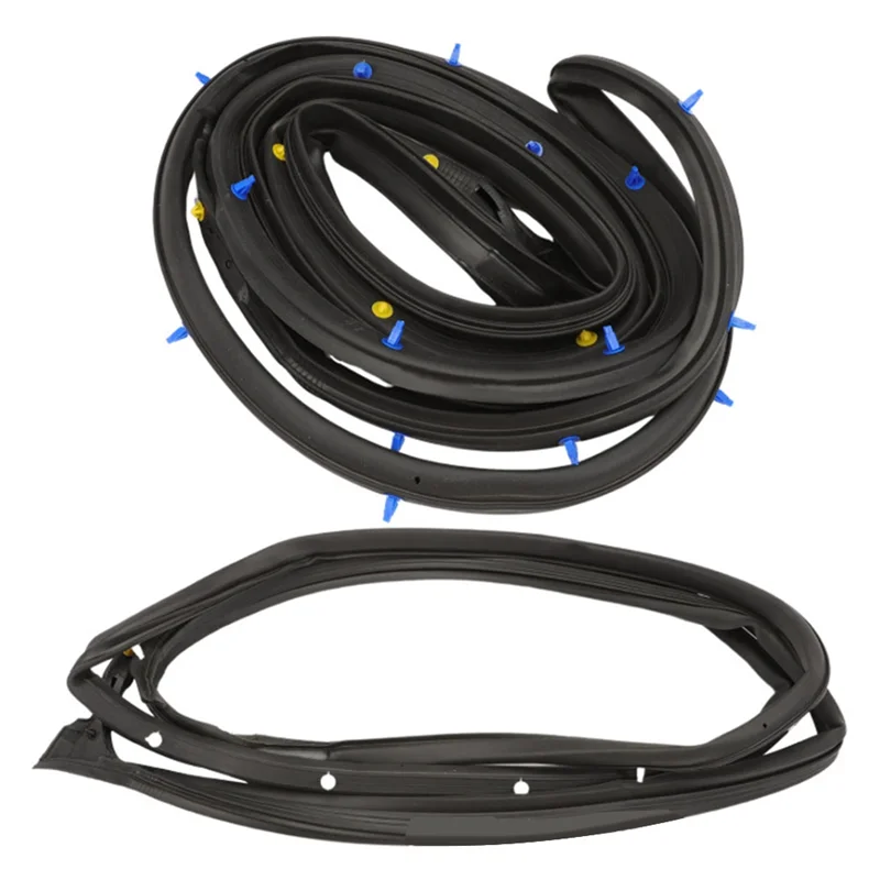 

ABNO-Front Side Door Left Right Weatherstrip Moulding Seal 2Pcs 72310-TA5-A02 For Honda Accord 2008-2012