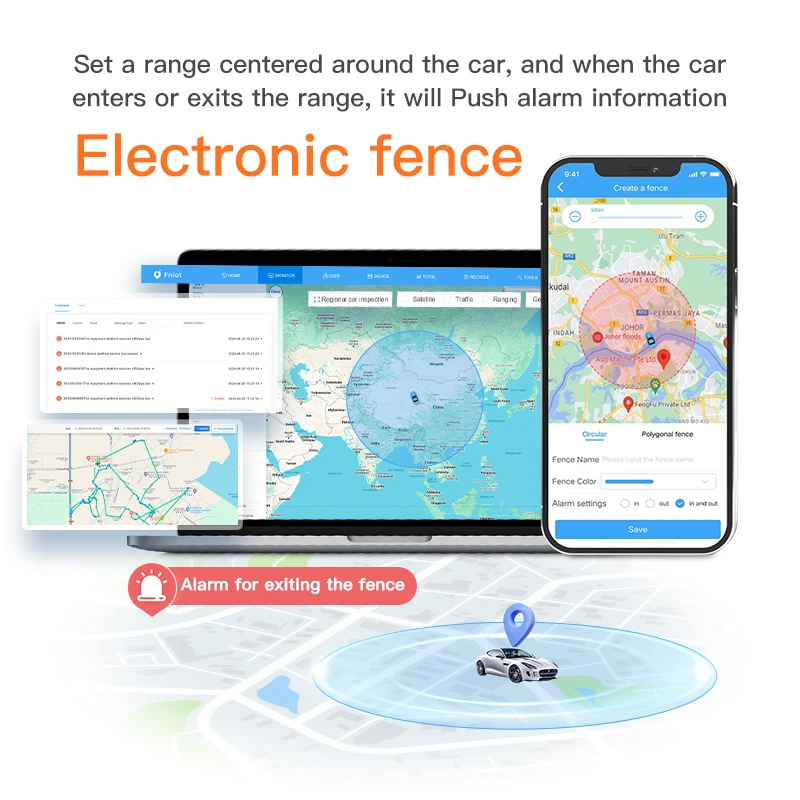 في الوقت الحقيقي جهاز تتبع صغير بنظام تحديد المواقع 4G LTE 2G محدد موقع السيارة المغناطيسي المخفي لإدارة أصول الدراجة النارية مسافة غير محدودة