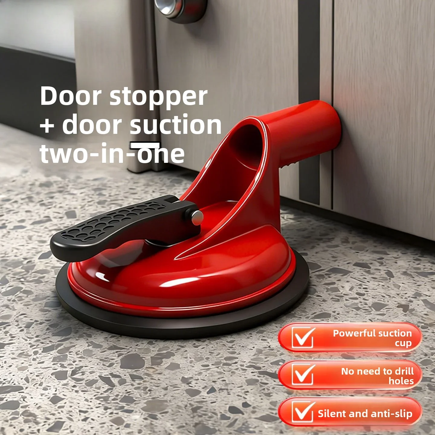 Portable Anti-Collision Anti-Theft Door Stopper for Girls, Travel Hotel Security Door Blocker, Solo Living Safety Tool