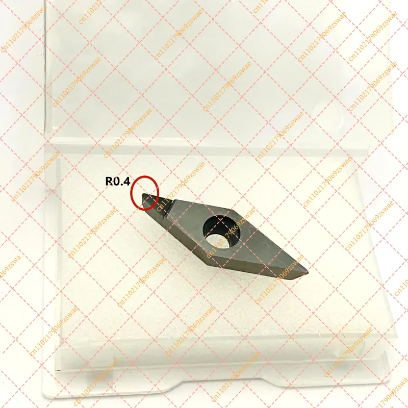 VCGW1604 PCD Turning Inserts for Aluminum & Copper, CNC Lathe Machining Parts