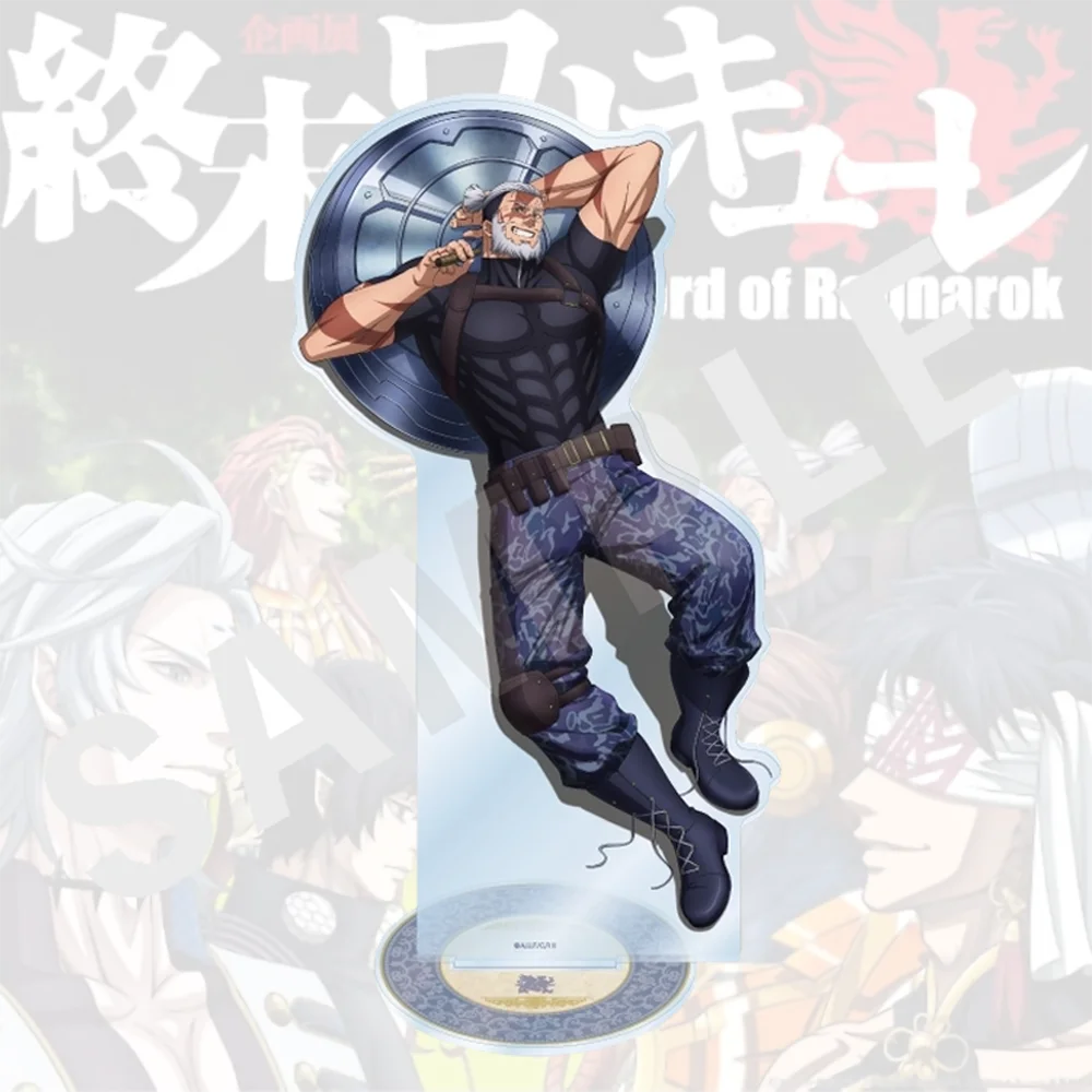 Record of Ragnarok III Acrylic Stand, Apollo Nikola Tesla King Leonidas Figure Standee, Anime Desk Decor Keychain