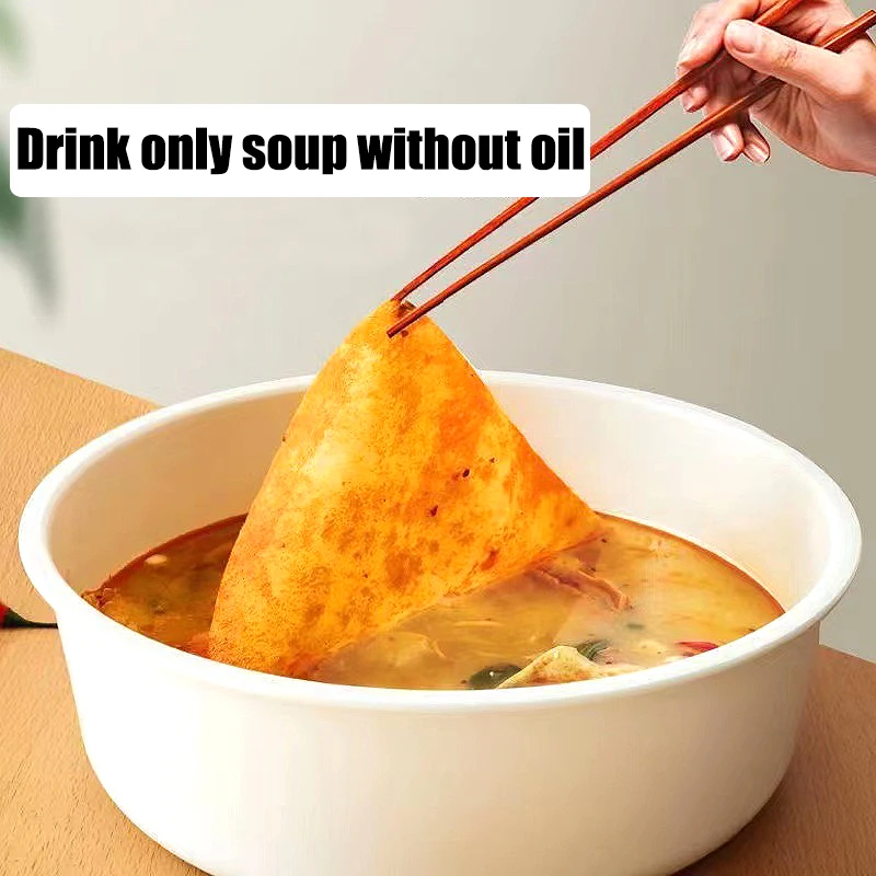 Soup Oil Absorbing Paper Healthy Baking Special Food Stewing Soup Disposable Filter Kitchen Cooking  Accessories Baking Tools