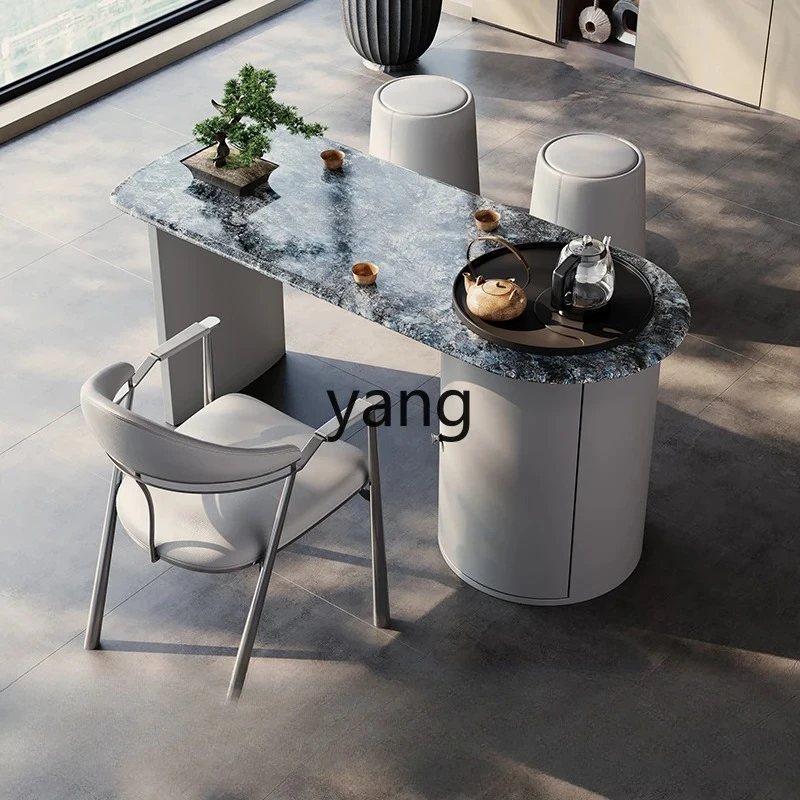 

LMM modern simple home office balcony tea table tea table kettle integrated