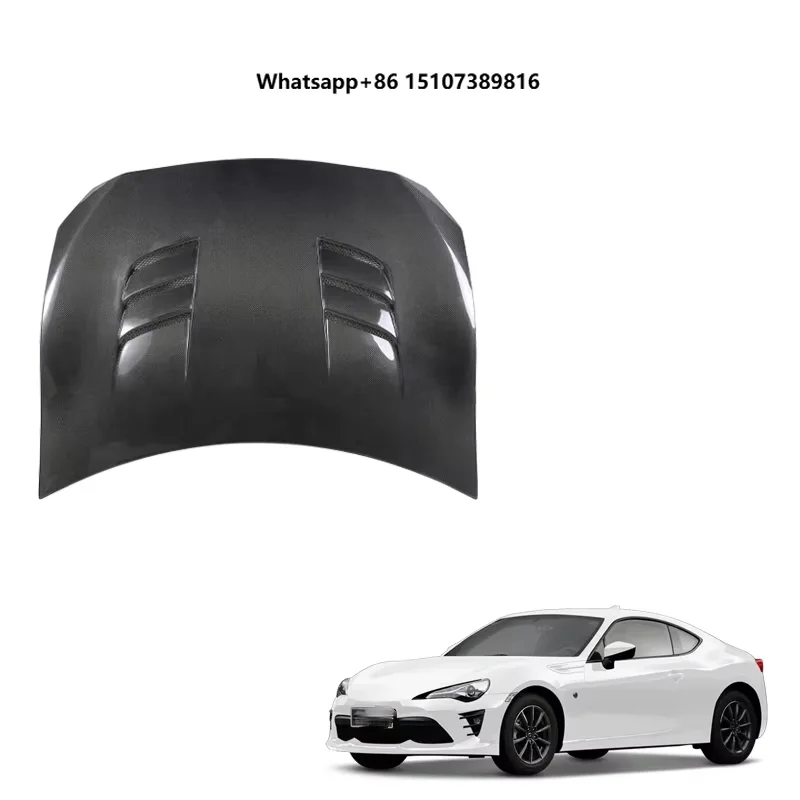 Carbon Fiber A Style Engine Hood Fit For GT86 ZN6 2012-2020 Lightweight Car Tuning Parts