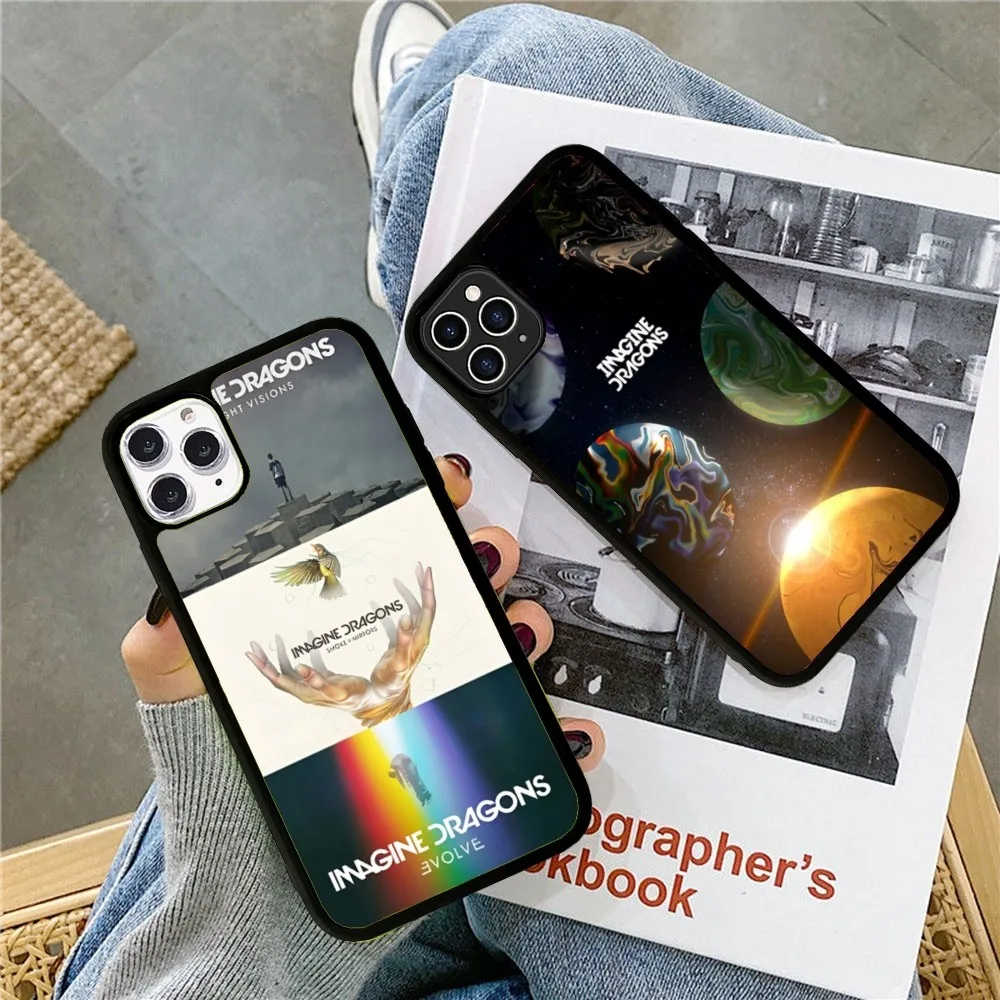 Imagine Dragons Phone Case Silicone PC+TPU For For iPhone  11 12 13 14 15 16 Plus Pro Max Cover