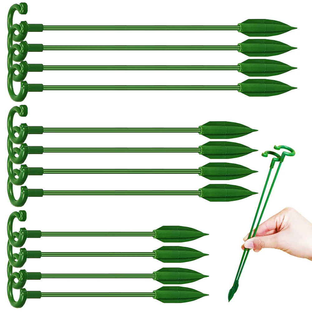 Plant Support Stake Garden Single Stem Flower Potted Bonsai Rod Orchid Rose Flower Shrub Holder Reusable Protection Fixing Tool