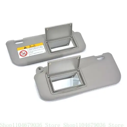 Panel parasol delantero coche con espejo maquillaje, espejo parasol derecho izquierdo del lado del pasajero del conductor