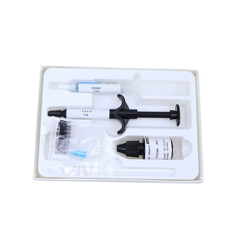 Original Dental Light-Cure Orthodontic Adhesive Kit  Bracket Bonding Resin Primer Band Cement Glue Bonding Repair Lab Material view 4