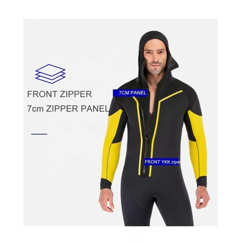 Professional 7mm Swim Wetsuits Men Diving Suit Split Scuba Snorkel Swimsuit Spearfishing Surfing