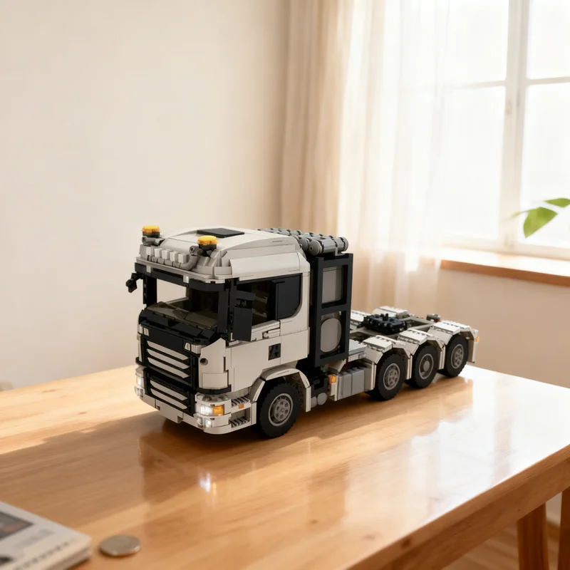 

3931 деталь MOC: Техническая модель грузовика 10x4 6 SLT, конструктор, креативный подарок, коллекционный декор, премиум-класс для детей и взрослых