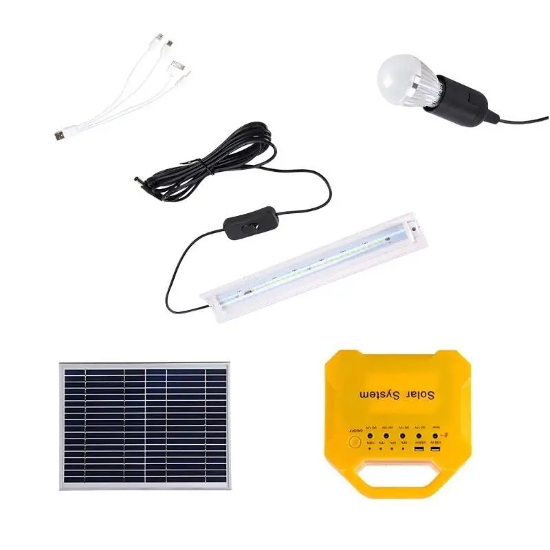 7AH Sun Energy Generator Having Included Battery Lightweight ABS Design For Camping Emergency Home Use D2RD