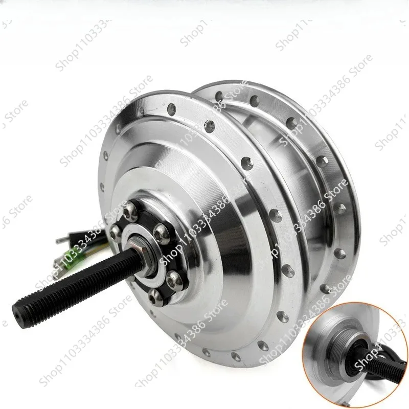250W Rear Drive Brushless Spokes Wheel Hub Motor Single Flywheel Disc Brake Electric Bicycle Wheel