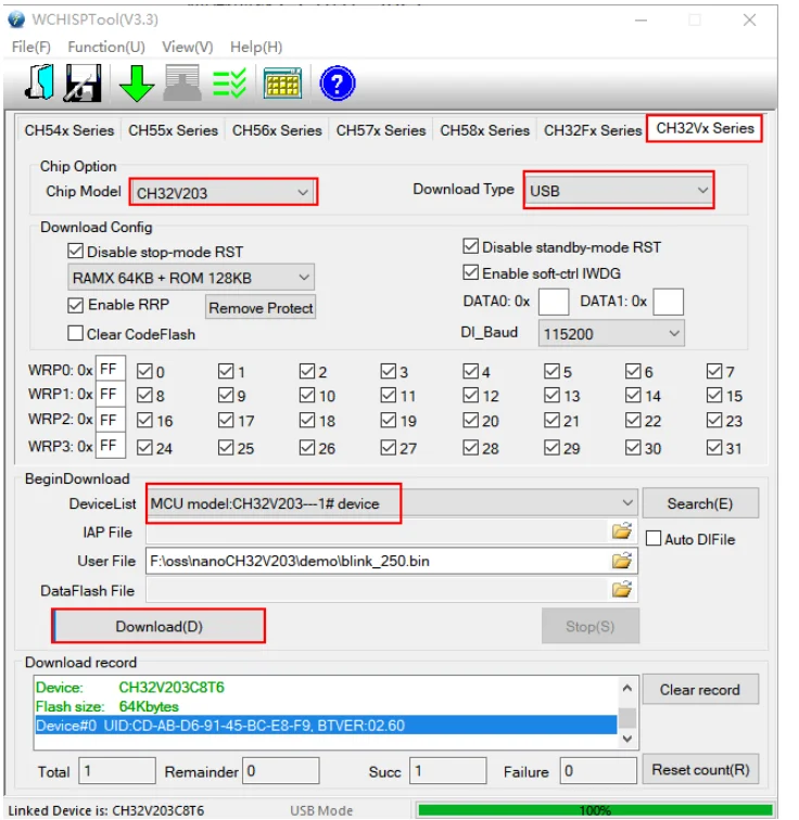 CH32V305 Entwicklungsboard Minimales Systemboard Kernplatine RISC-V Open-Source Dual TYPE-C Schnittstelle USB High-Speed – Detail 8