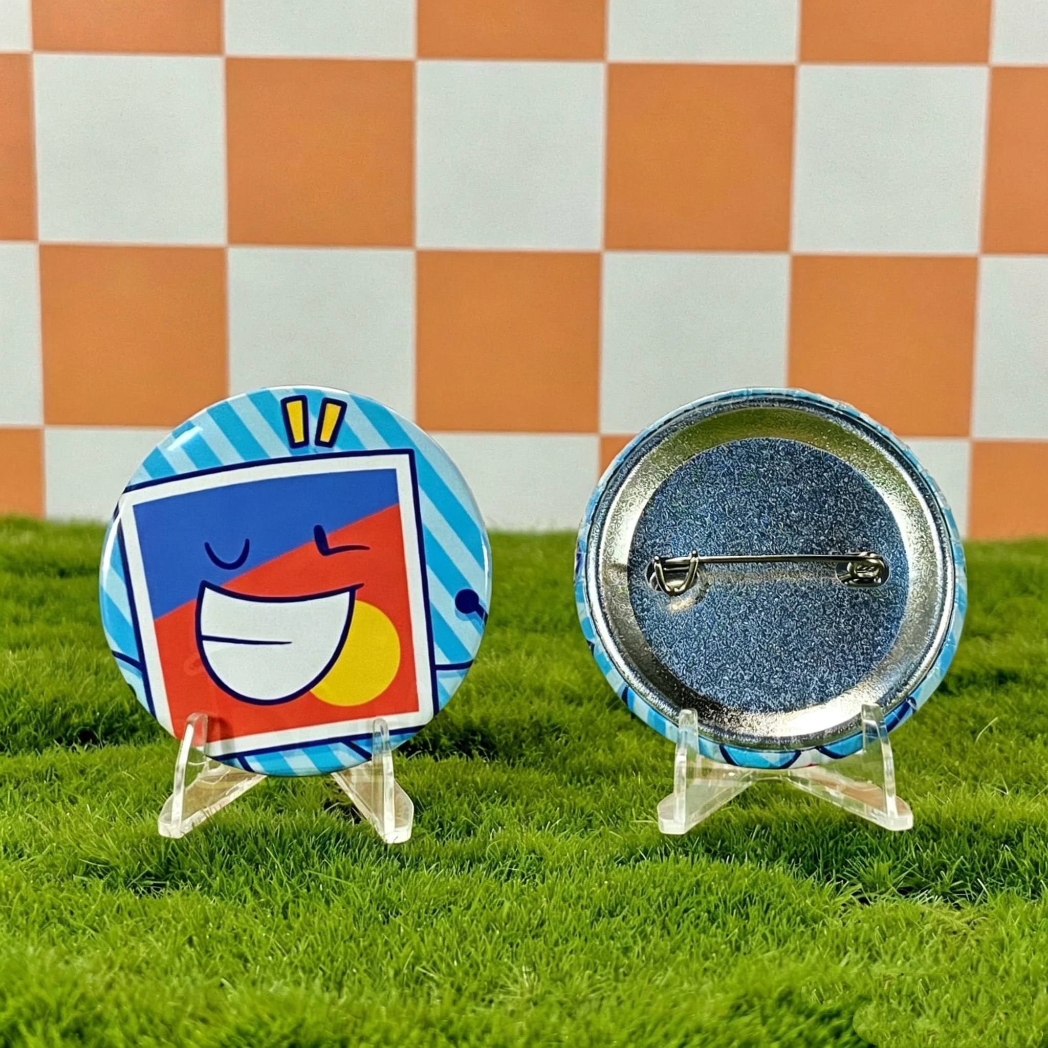 BFDIE Winners Trio 3Pcs 2.25 Inch Button Pin Set, Game Cosplay Round Tin Badge Brooch, Backpack Jacket Decor, Fan Collectible