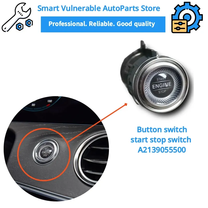 

A2139055500 High Quality Engine Ignition Start Stop Switch Button For Mercedes Benz C E S GLC AMG GT OEM 2139055500