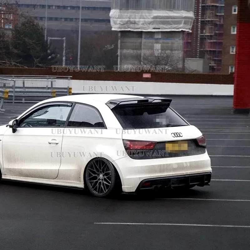 For Audi A1 R18 2010-2014 2 DOORS High Quality Carbon Fiber Rear Boot Wing Spoiler Rear Roof Spoiler Wing Trunk Lip Boot Cover