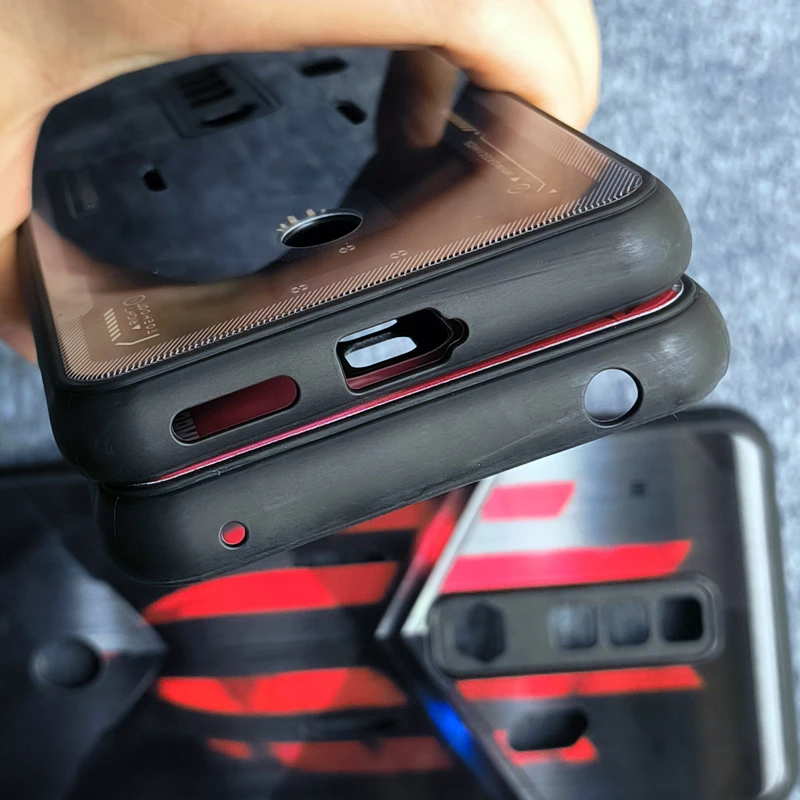 For Red Magic 7 Case Tempered Glass Hard Cover For Nubia Red Magic 7S 5G Coque Redmagic 7 7s Protective Shell
