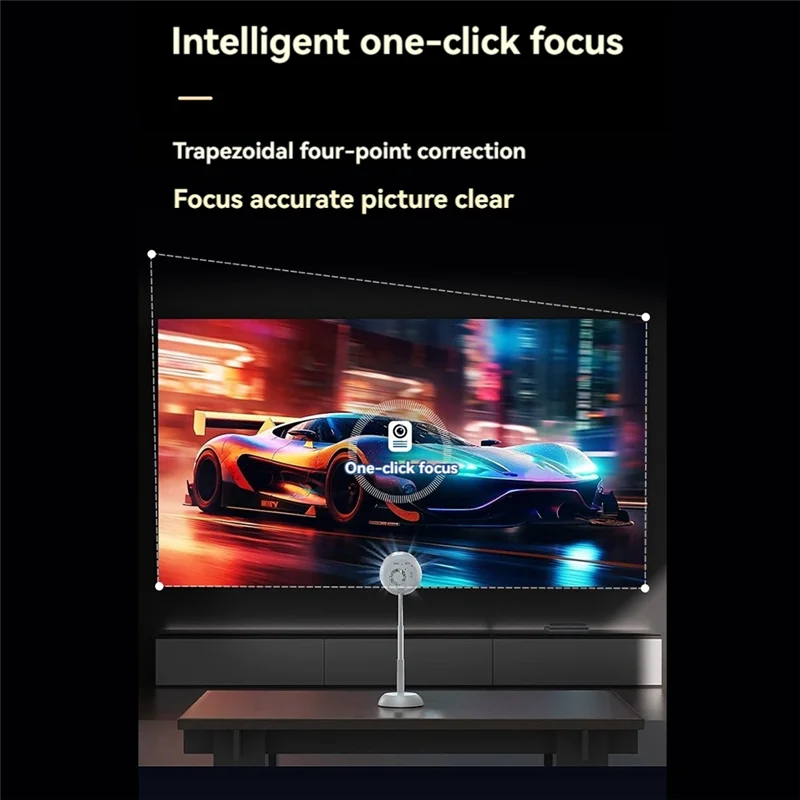 

A25R-Smart Android Dual Band 2.4G 5G Wifi Projector Support 4K 1080P HD 3D Movie Freestyle Ceiling Home Theater