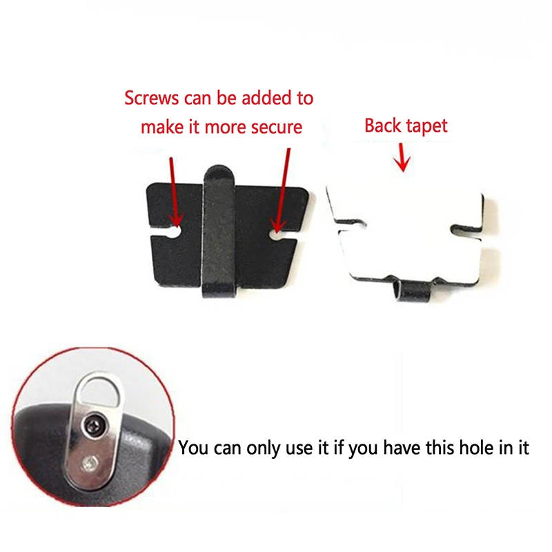 Microphone Speaker Belt Hang Up Clip Hook Hand Radio Holder Hook For Stick To Car Convenient Hooks