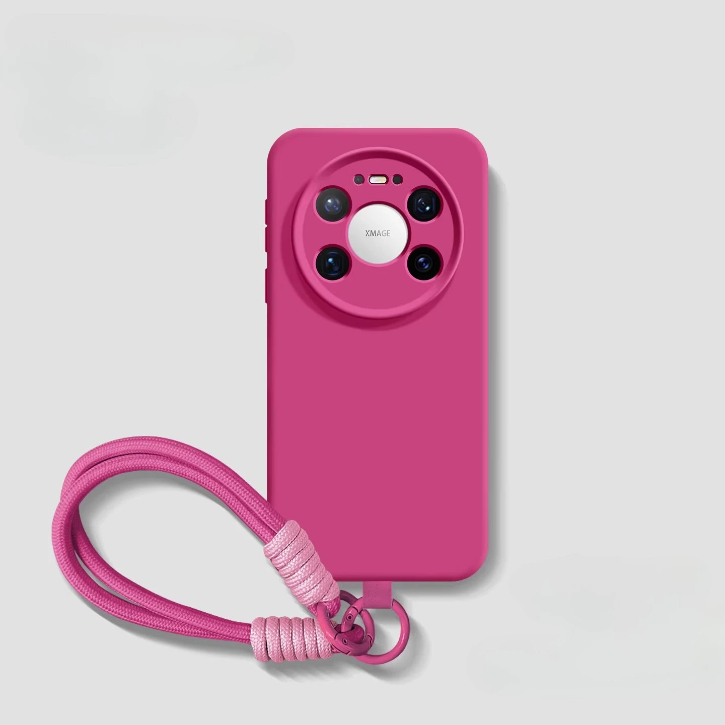 Funda de silicona con correa para muñeca para HUAWEI Mate 80 Pro Max, fundas traseras suaves mate a prueba de golpes con cordón para Mate 70 60 50 40 30Pro