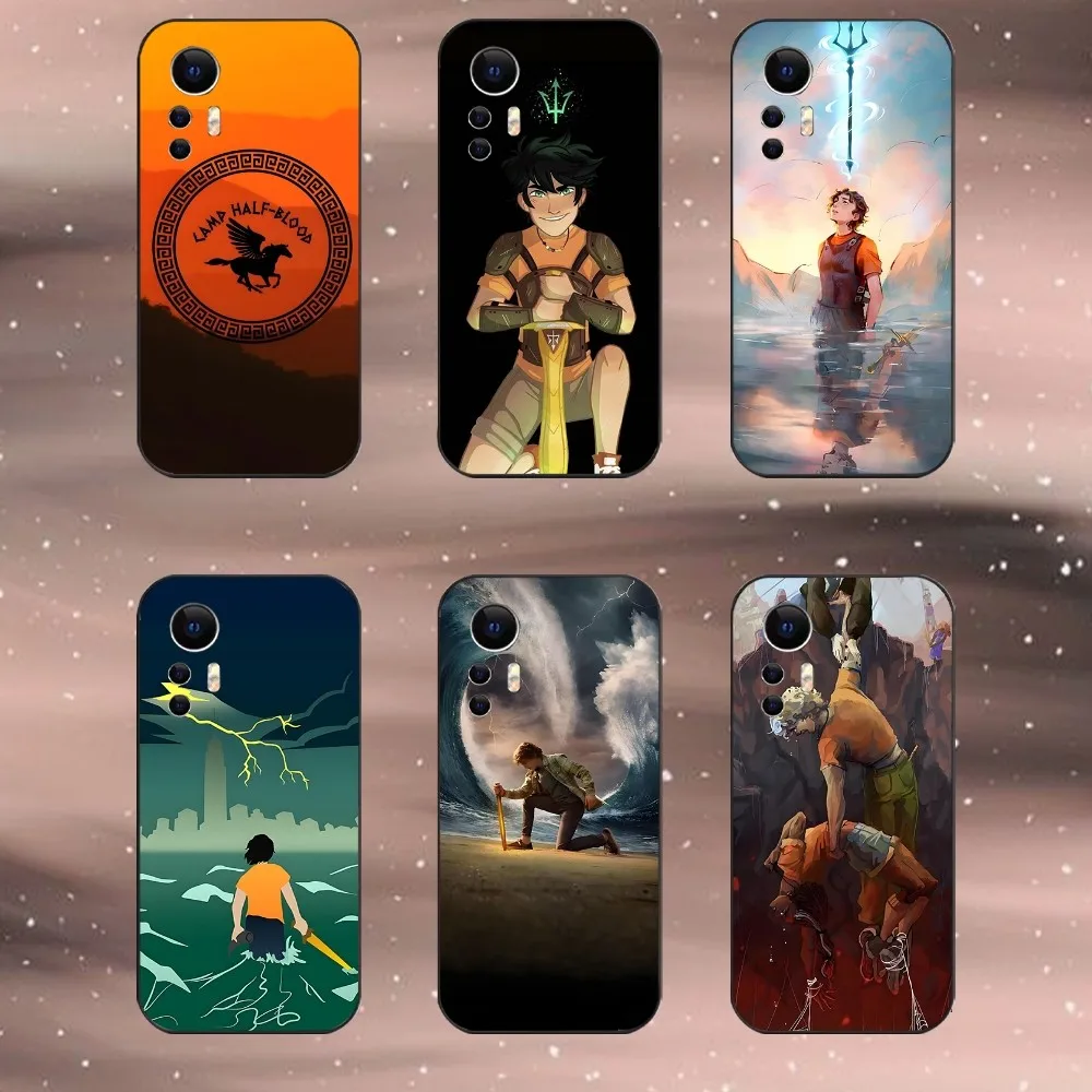 P-Percy Jackson Phone Case For Xiaomi 11 Redmi Note 11 5G 8T 9A 9 10T Note8Pro Note9 12SUltra Black Case