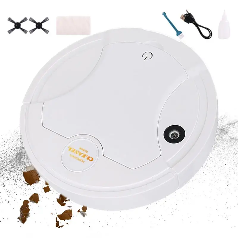 Automatic Vacuum Robot Strong Suction Slim Robo Vacuum With Low Noise Smart Sweeping Robo Vacuum For Daily Cleaning Hard Floors