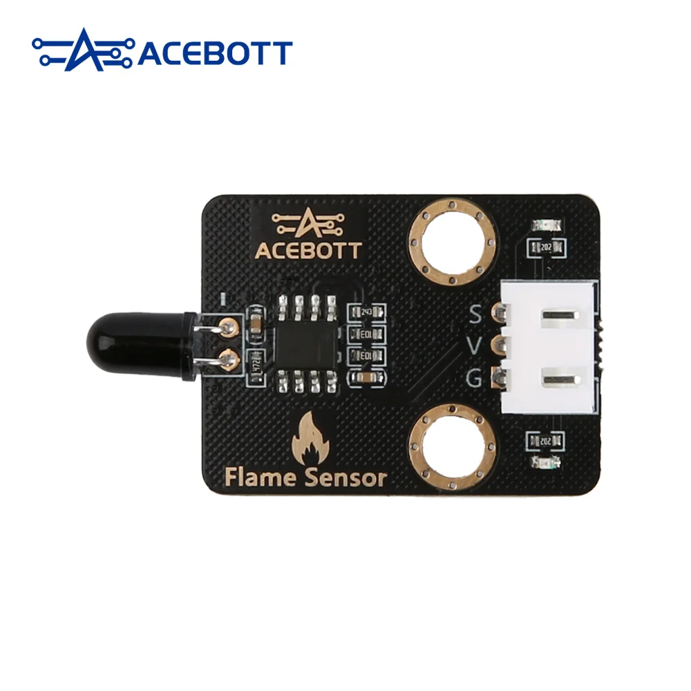 ACEBOTT Flame Sensor Fire Detection Sensor Module Compatible With For Arduino