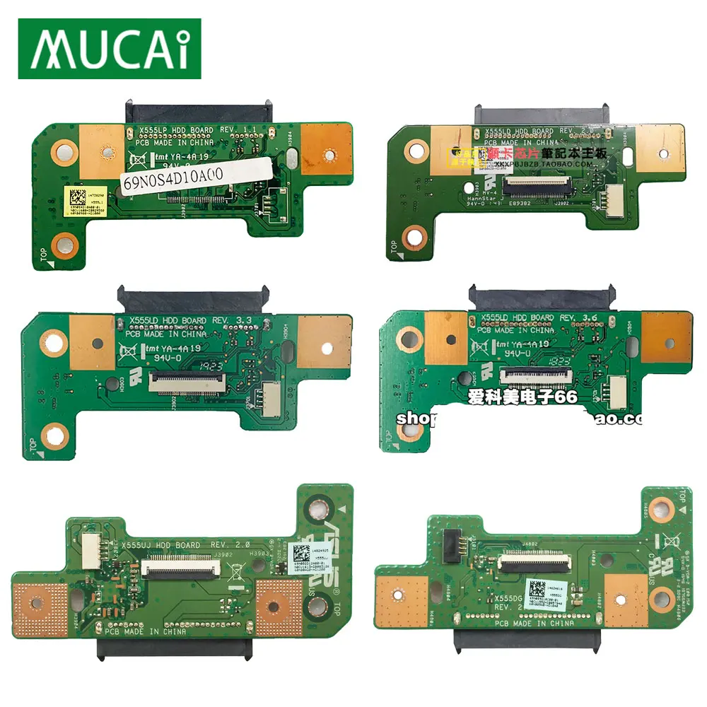 For ASUS X555L X555LD X555L K556U R556L R557L X554L VM590L VM591U Y583L Y583LD W519L X455L laptop SATA Hard Drive HDD SSD board