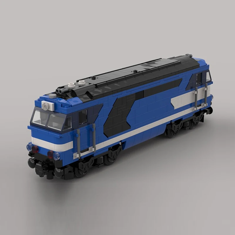 Model samochodu miejskiego MOC Klocki konstrukcyjne BB 67000 Lokomotywa Diesla Technologia Modułowa Prezenty Świąteczne Zestaw do Składania Zabawki dla Dzieci