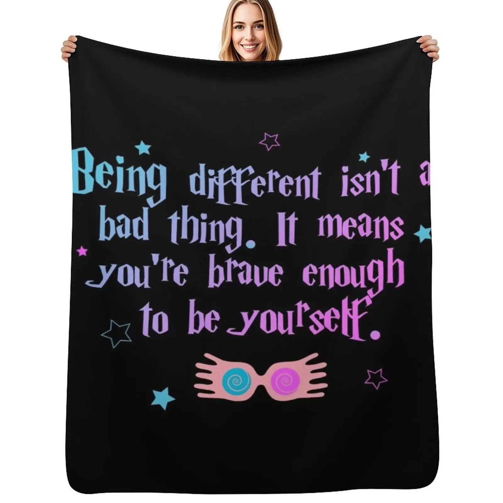 Being different isn?t a bad thing Throw Blanket Luxury Brand Decorative Sofas Flannel Luxury Throw Luxury Blankets