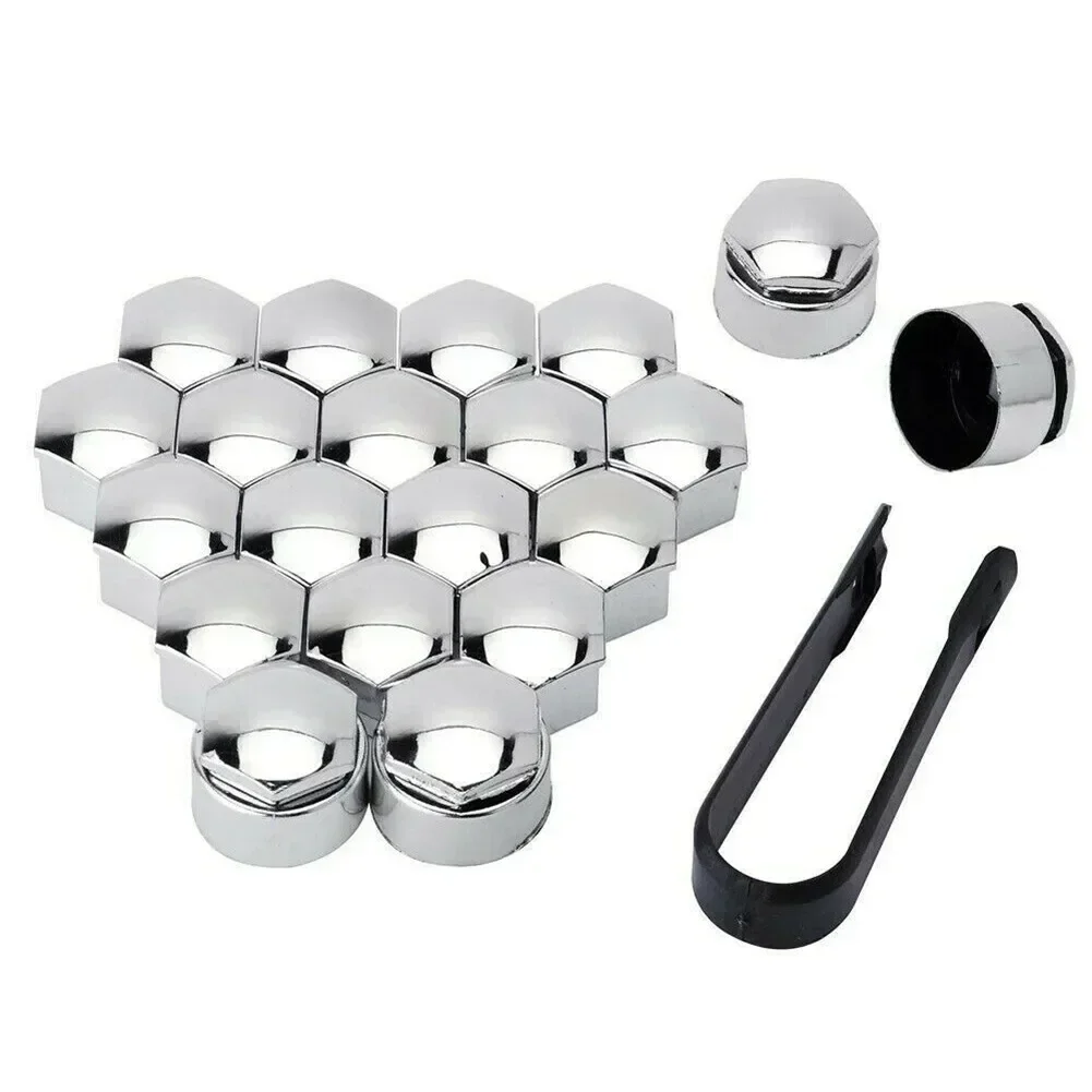 20 Pz 122mm X 18mm Chrome Dado Cap Ruota Bulloni Strumento di Rimozione Ruota Set Automobili Accessori Dadi Bulloni