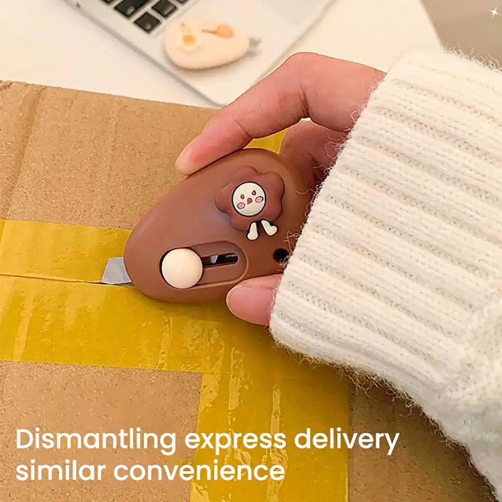 Wear-resistant Blade Opener Mini Box Cutter Set for Mail Crafts Retractable Utility Knife Envelope Slitter Portable Package