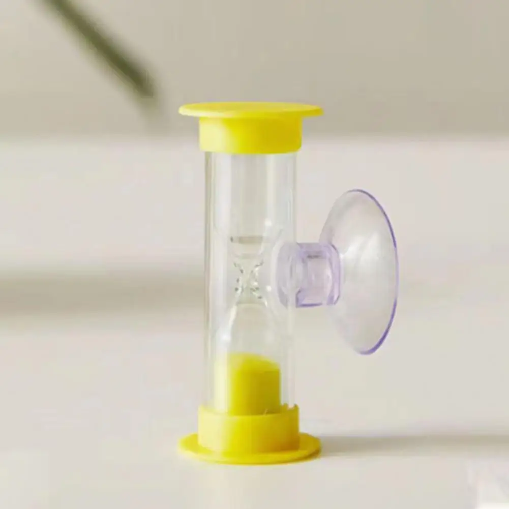 Small Sand Clock Hourglass Timer 3 Minute Hourglass Sand Timer with Suction Cup Durable Sandglass for Kids Games Classroom