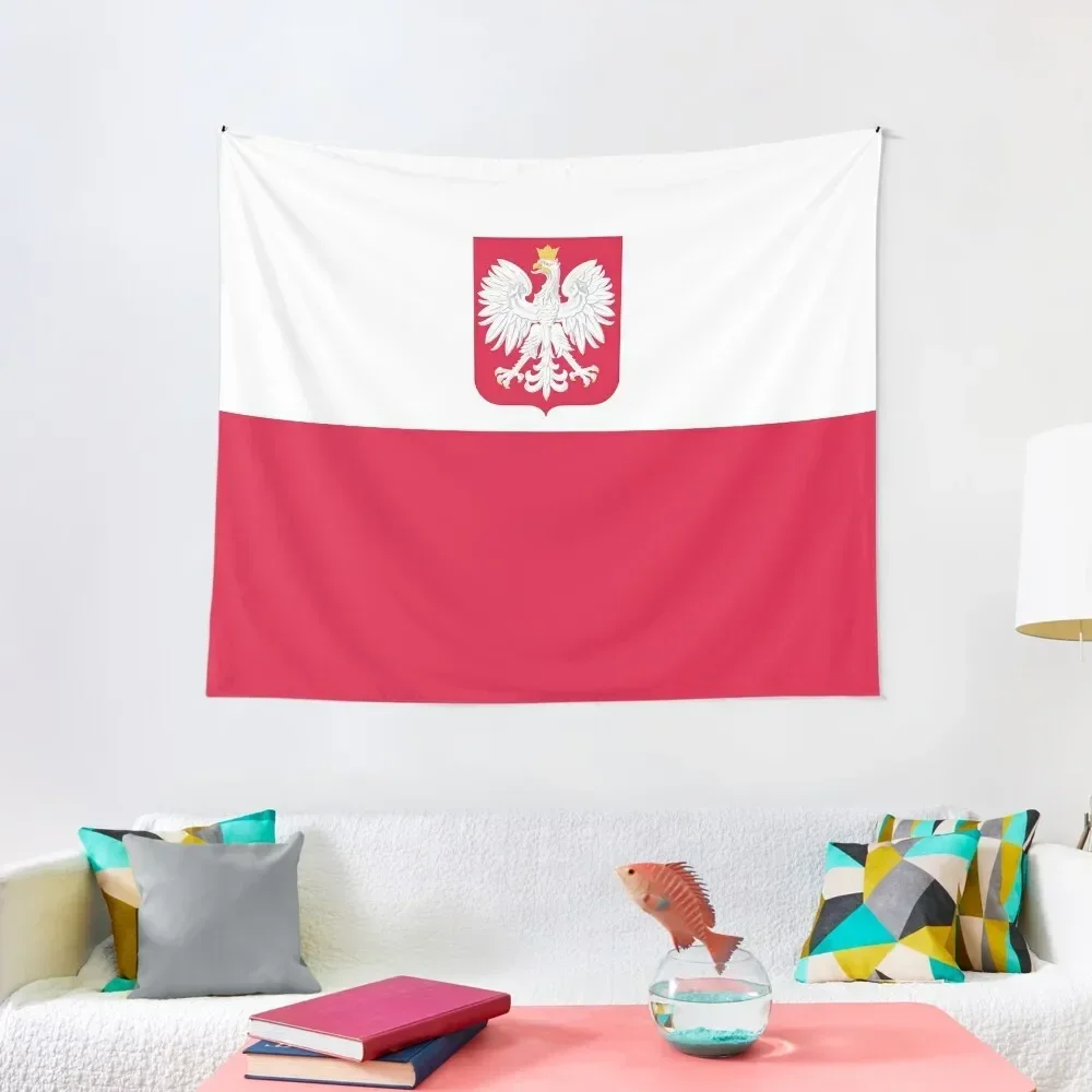 

POLISH State & Civil Flag Gifts, Masks, Stickers & Products Tapestry Room Decorations Aesthetic Kawaii Room Decor Tapestry