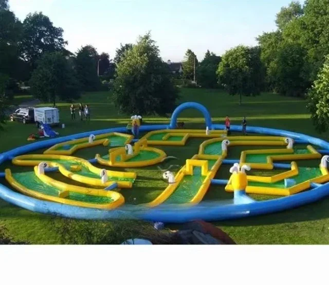 Inflatable 9 Hole Mini Golf Challenge Inflatable Golf Course