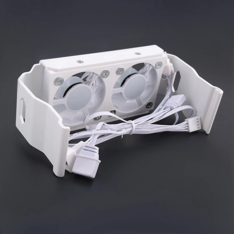 Módulo de memória ram do computador cooler pc ddr4 ddr5 overlock duplo argb sincronização pwm ventiladores alumínio rgb radiador de refrigeração (b) fácil de usar