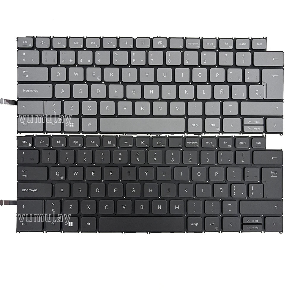 Teclado retroiluminado español/latino para DELL Inspiron 14 Plus 7420 7425 7430 7435, Inspiron 16 Plus 7620 7625 7630 5620 5625 5630 5635