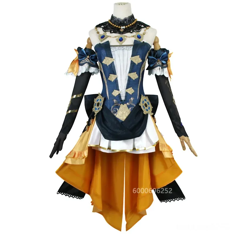 Genshin Impact Navia Cosplay Costume Full Set with Wig New HaBиЯ Naviya High Quality for Halloween Anime Cosplay Costume Fashion