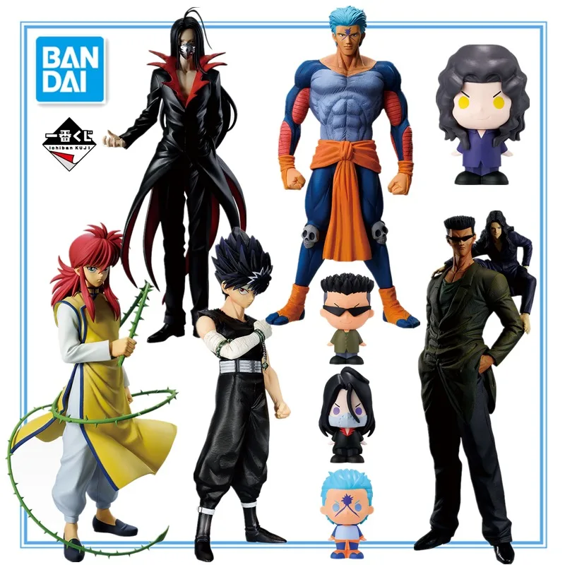 

Оригинальный BANDAI Ichiban YuYu Hakusho темно-черный клуб боевых искусств Vol.2 Kurama Hiei аниме модель персонажа коллекция игрушки подарки