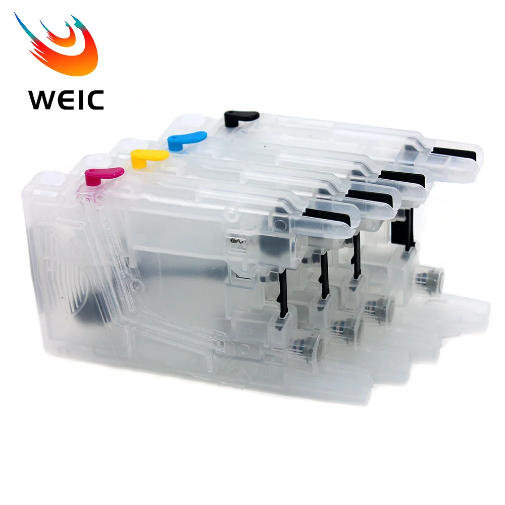 Empty Refill Ink Cartridge No Chip for Brother LC12 LC17 LC75 LC79 LC1240 LC1280 LC73 LC77 DCP-J525 J725 J925 J280 J425 J430