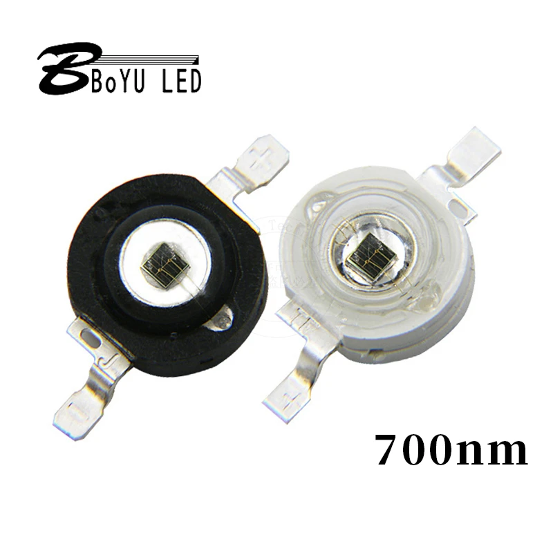 High-power LED infrared (700nm)1/ 3/5w lumen lamp beads suitable for camera detector medical equipment AR3D eyes