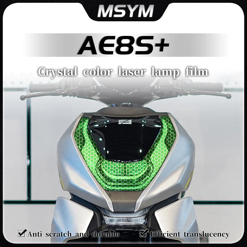 

Motorcycle Honeycomb laser film headlight transparent film protective sticker accessories For ZEEHO AE8S+ Ae8s+ ae8s+ 2025
