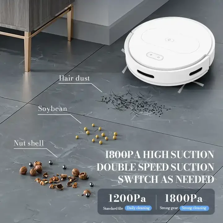 Robot Vacuum and Mop Combo 2 in 1 App Control Self-Charging Robotic Vacuum Cleaner