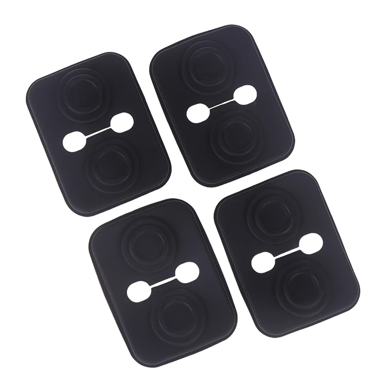 4 قطعة باب السيارة العالمي إغلاق للصدمات وسادة سيليكون كتم امتصاص الصدمات أغطية حماية مزلاج باب السيارة الملحقات #5