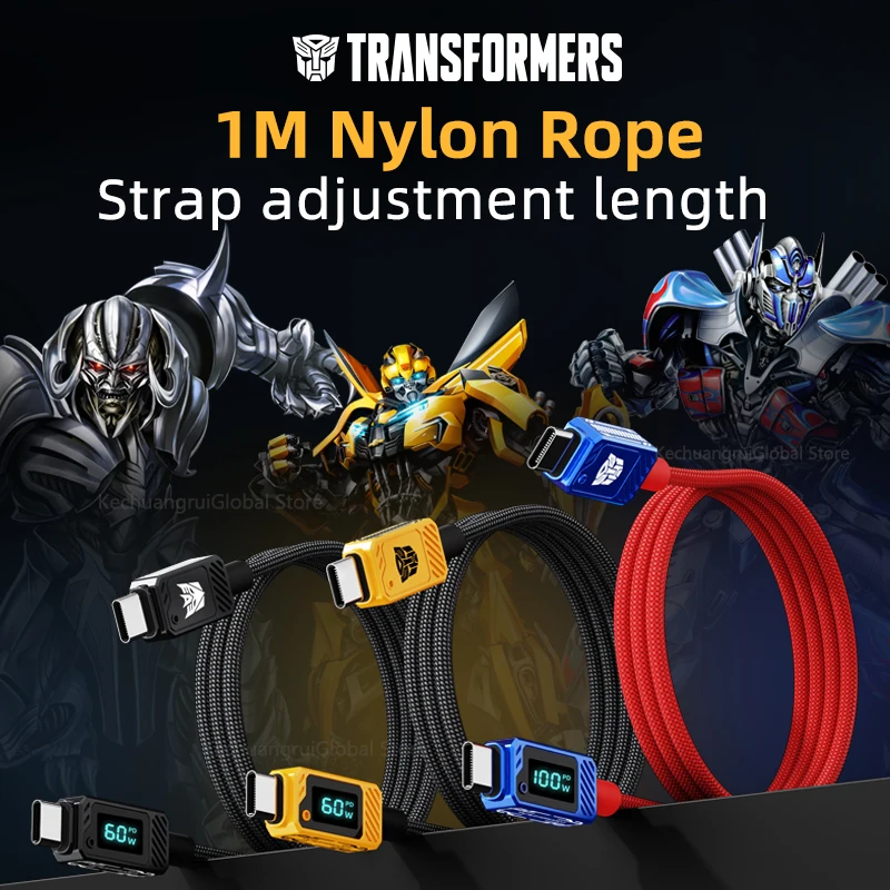 Transformers 2IN1 Ładowarka Kabel PD 35W Szybkie ładowanie Podwójny port USB A Typ C Ładowarka do telefonu Wtyczka USBC Do iPhone 16 15 Huawei